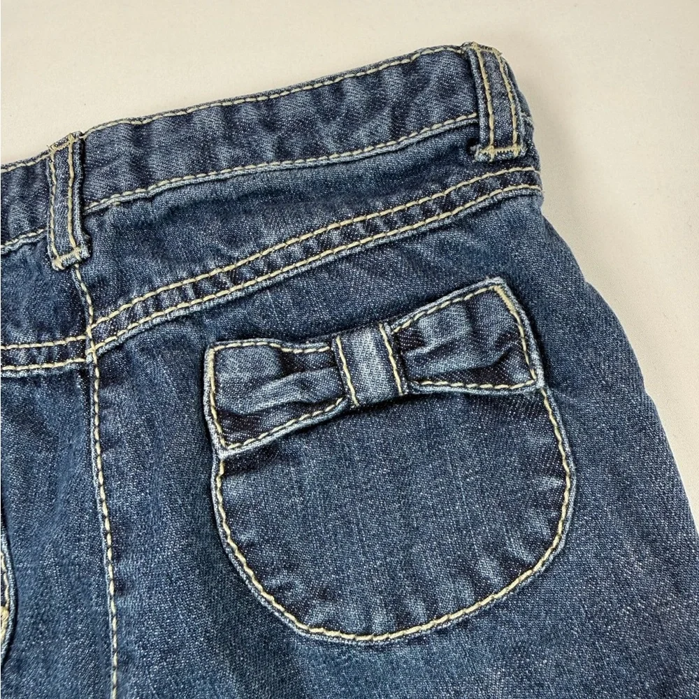 GYMBOREE Puppy Love Line Bow Detail Jeans 5T 2008 Cute‎ Casual Everyday